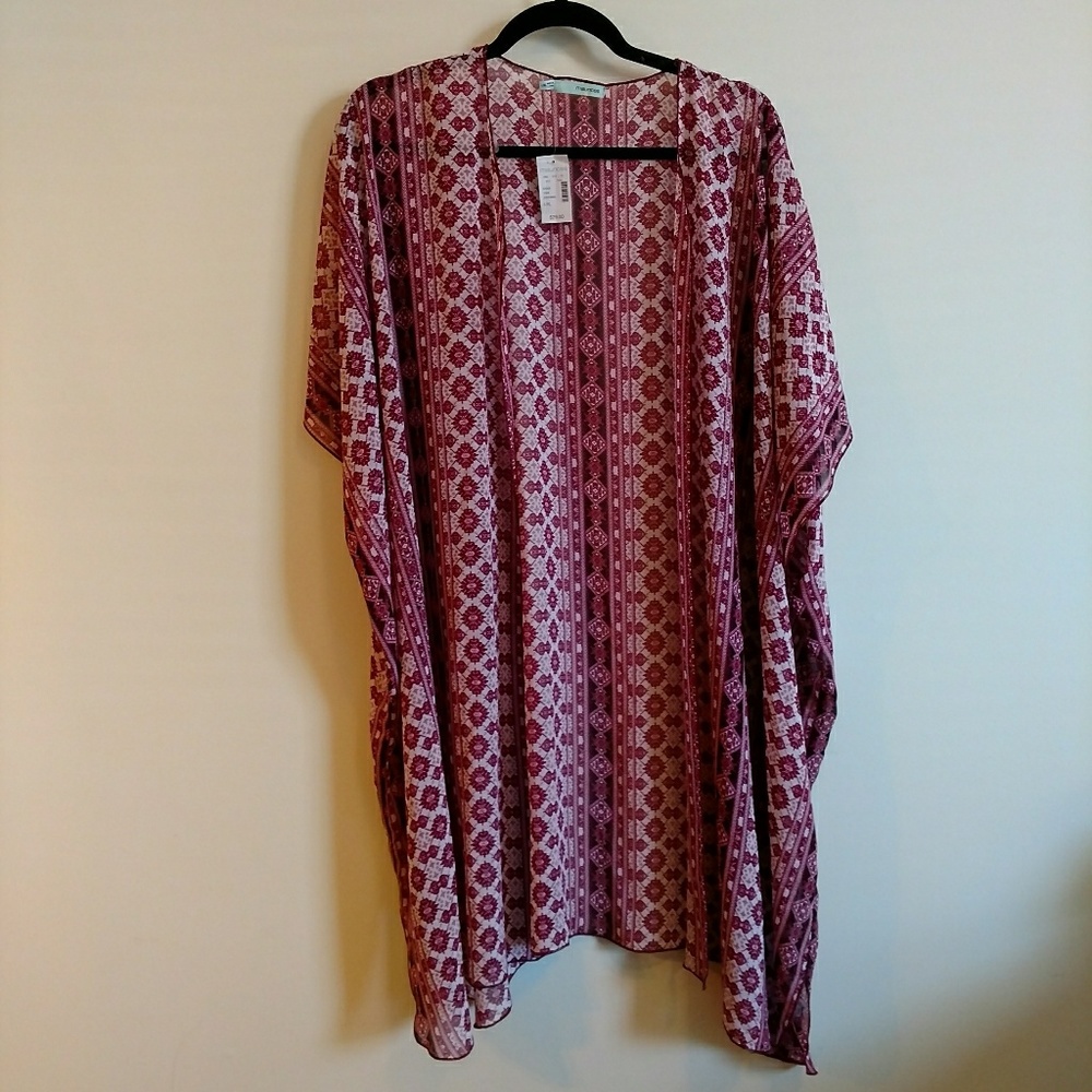 NWT Maurice's Kimono Cover up